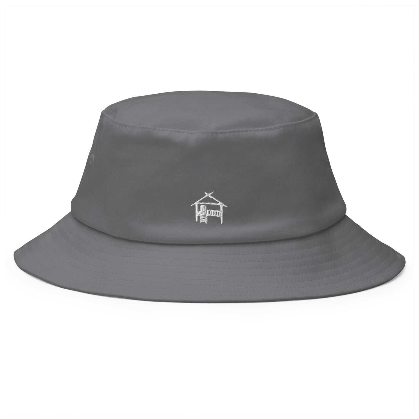 HutClub Bucket Hat - White Logo